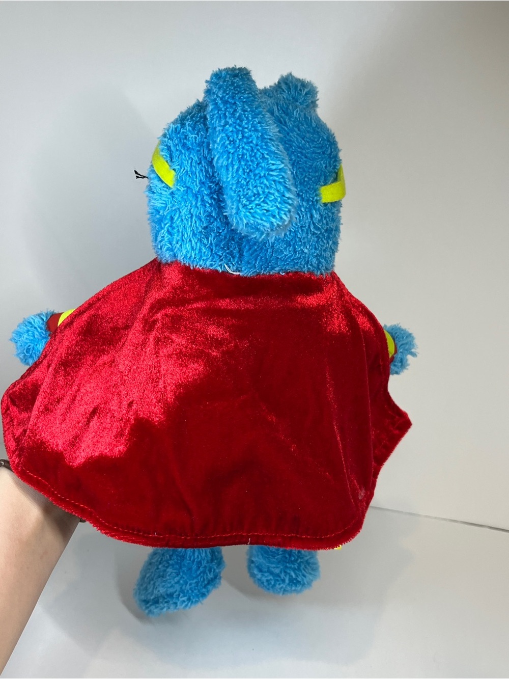 Disney Store Blue Bunny Town Plush Cape Mask Superhero Carrot 12" Rare HTF Toy - Picture 8 of 14